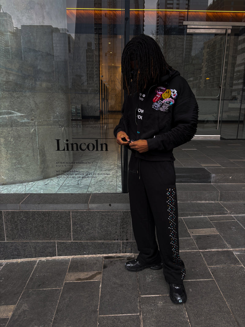 EMBROIDERED ZIPUP HOODIES