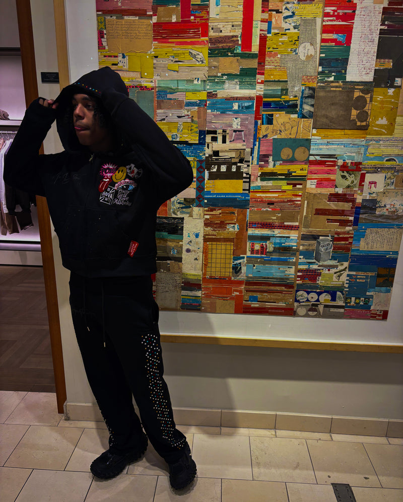 EMBROIDERED ZIPUP HOODIES