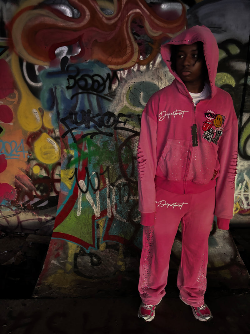 EMBROIDERED ZIPUP HOODIES